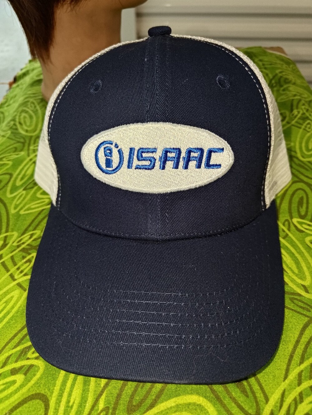 ISAAC Instruments Stitched Patch Logo Trucker Snapback Hat Cap
